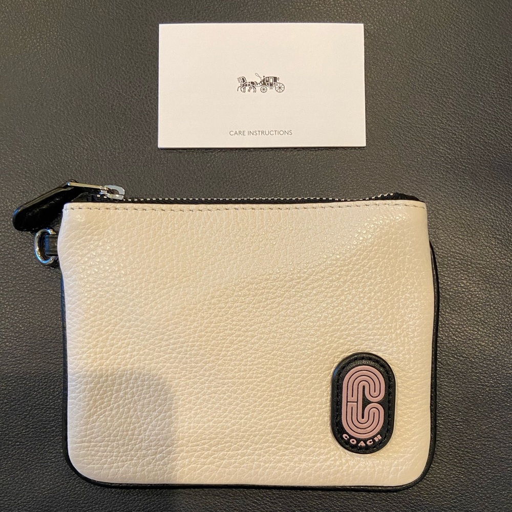 SOLD ON MERCARI Coach Pouch Duo in Leather & Nylon - Picture 3 of 10